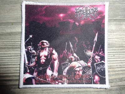 Marduk Patch Black Metal White Border Mayhem Immolation #