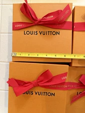 LOUIS VUITTON Gift Box 6.5x6.5x 1.5 Authentic Magnetic Empty Drawer Box 