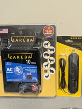 Zareba EAC10M-Z AC Powered Low Impedance Electric Fence Charger 10 Mile & Tester