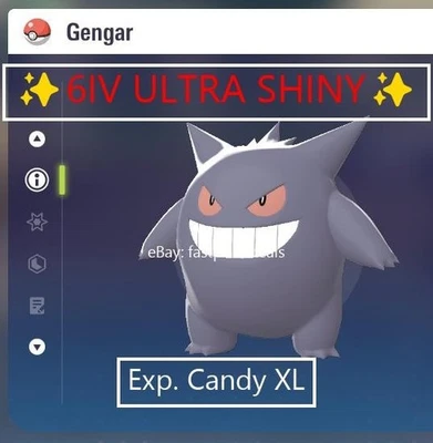 Pokemon Legends ZA ✨ 6IV Shiny Alpha Gengar✨Fast 🚀