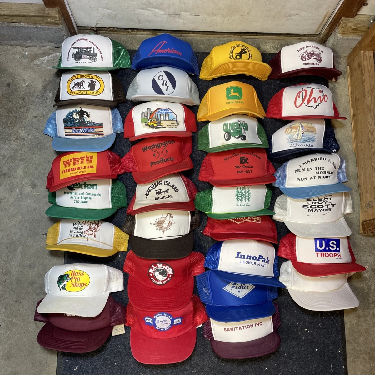 Casquette Snapback Vintage BW Seals - Style Trucker - Bleue - Occasion