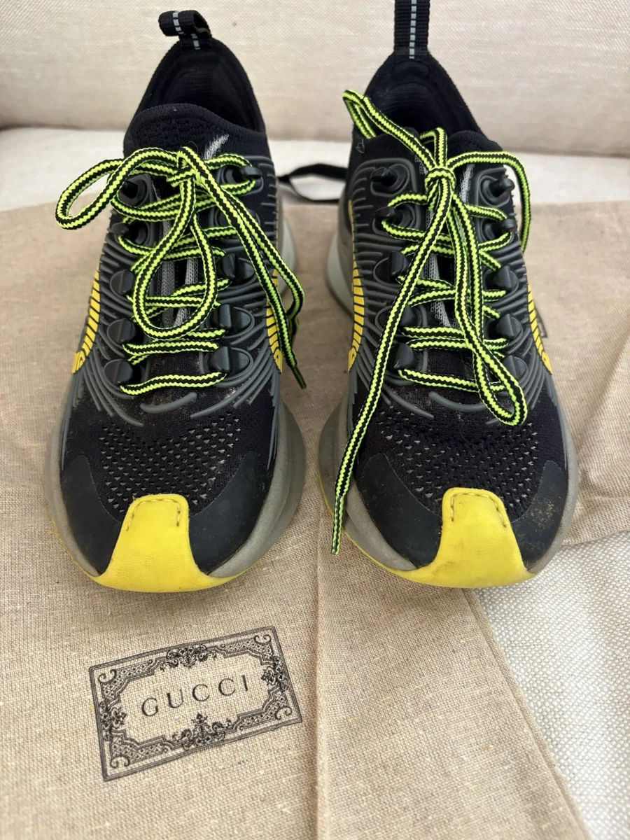 Gucci Run Sneaker Black Yellow W for sale | eBay