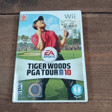 Tiger Woods PGA Tour 10 Nintendo Wii Disc Instruction Book Manual Complete Game