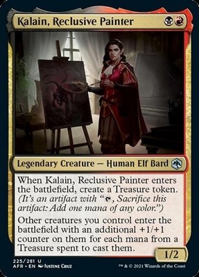 Kalain, Reclusive Painter -Foil Light Play MTG