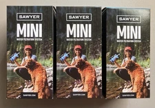 Sawyer Mini Water Filtration System Filters Up to 100,000 Gal NEW