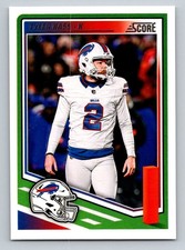 Tyler Bass Base 2025 Panini Score 66 NM