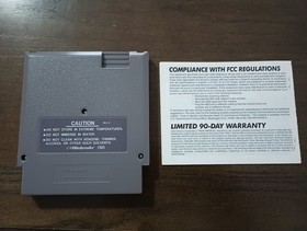 Metal Storm NES Nintendo Game w/ Manual - Authentic/Cleaned/Tested/Working RARE