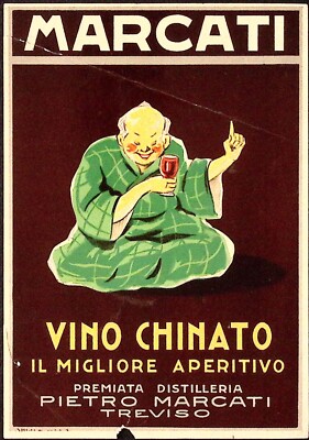 PIETRO MARCATI Chinato Wine Best in China Award Winning Distillery TREVISO Label