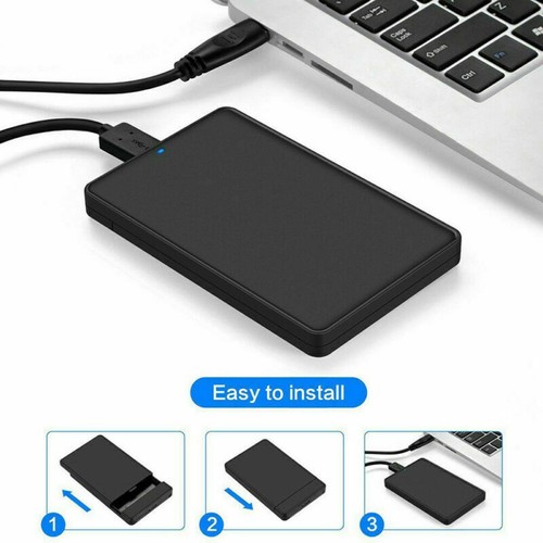 7+15 SATA Micro USB3.0 to 2.5 Inch Hard Disk Box External Enclosure HDD E - Photo 9/9