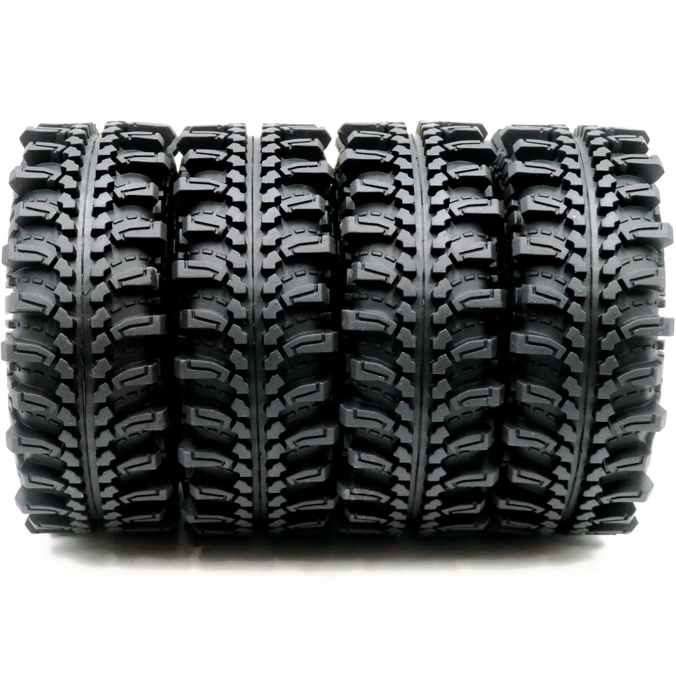 4x RC 1.9 Tires tall 121mm soft sticky Tyre For 1/10 Mud Crawler SCX10 TRX4 Gen8 - Image 4 of 4