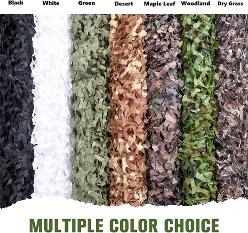 Camo Netting Camouflage Netting, Bulk Roll 4.9ft*6.5ft(1.5m*2m), Dry Grass - Picture 7 of 7