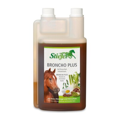 Stiefel Broncho Plus für Pferde 1 Liter  |NEU| Husten Pferd Atemwege