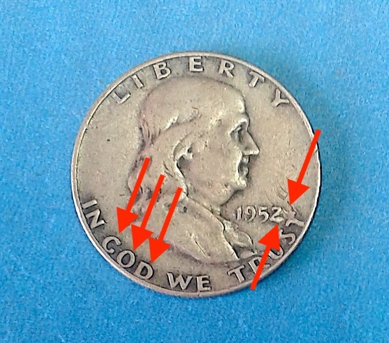 1952-D FRANKLIN 90% SILVER HALF DOLLAR 
