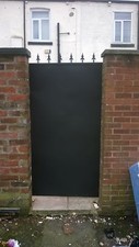 Sheeted Gate, Metal Gate, Security Gate, BackYard Gate, Metal Door, Garden Gate