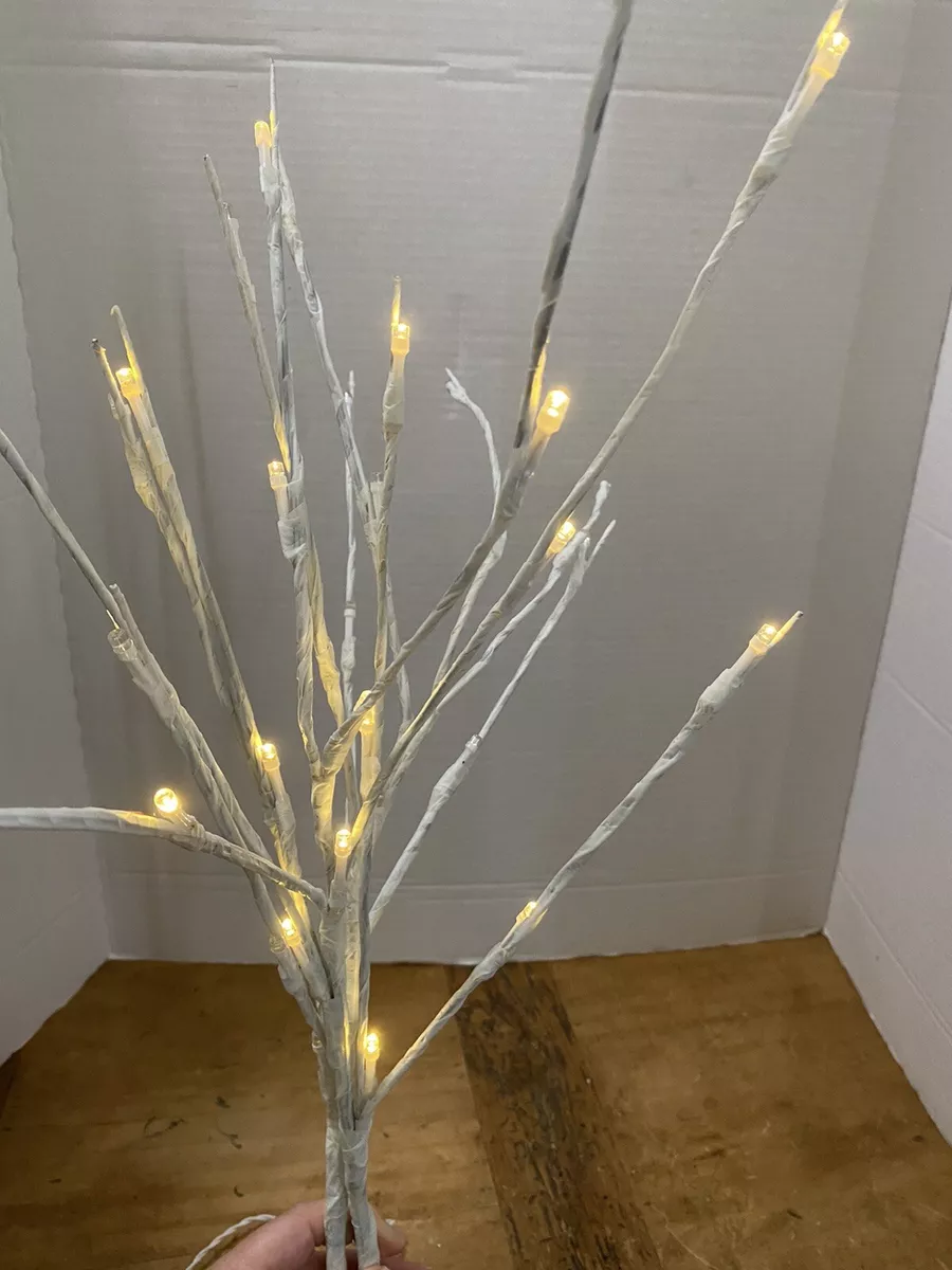 2 LED Willow Twig Lights Light Up Branch Tree Branches Party
