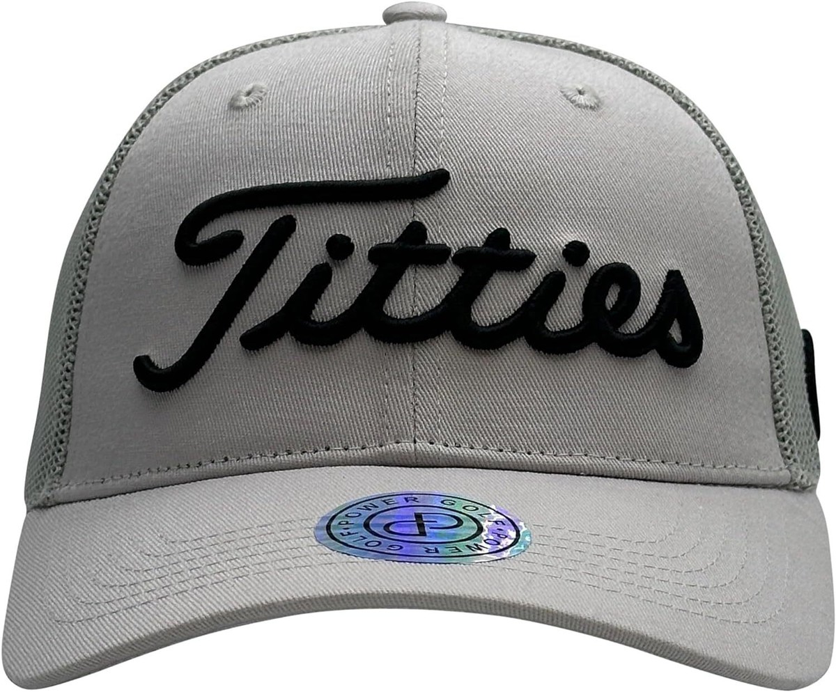 GP POWER GOLF Original Titties Mesh Hat White Trucker Cap One