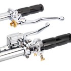 Chrome Forward Forged Aluminum Hand Control with Throttle Clamp for 1