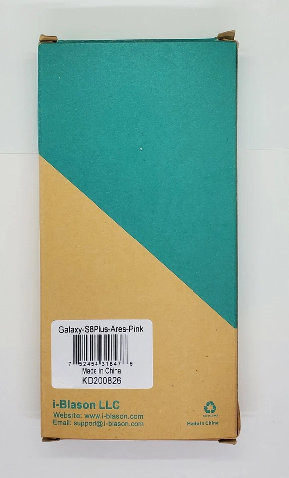 i-Blason Ares Cuerpo Completo Resistente Transparente Estuche Antigolpes Pantalla Incorporada Rosa Galaxy S8+ Foto 4 de 4