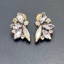 Sorrelli Fanned Vavette butterfly Stud Crystal Earrings