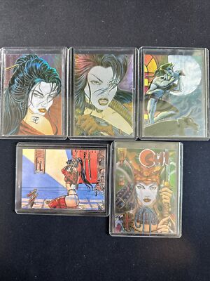 1995 Shi Limited Edition Medallion Card + Inserts William Tucci Art M1 M3 M6 1