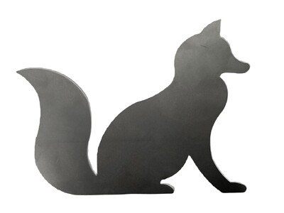 Große Fuchs Silhouette für Wetterfahnen, Tore, Schilder & Halterungen - Stahl - MC1487