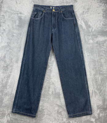 D Max Jeans Men's Sz. 34x34* Blue Loose Baggy Waistband Pocket