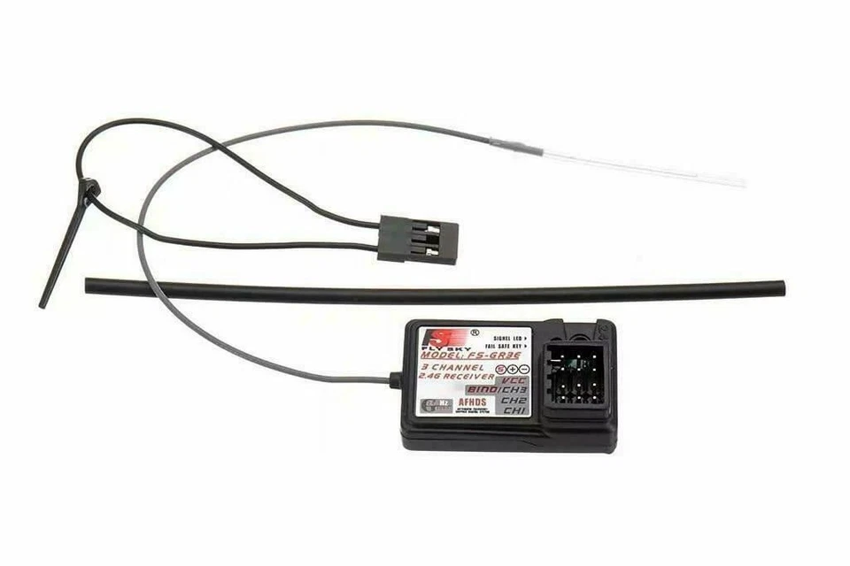 Receiver Fly Sky FS-GR3E 2/3 Channel 2.4 Ghz Receiver For Rc Car Boat