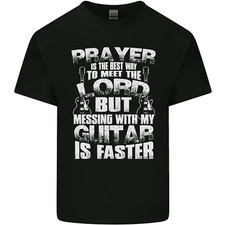 Don't Mess With My Guitar Funny Slogan Mens Cotton T-Shirt Tee Top