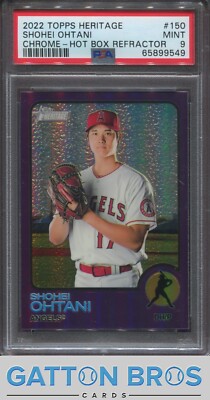 大谷翔平 2022 Topps Heritage Chrome＃150