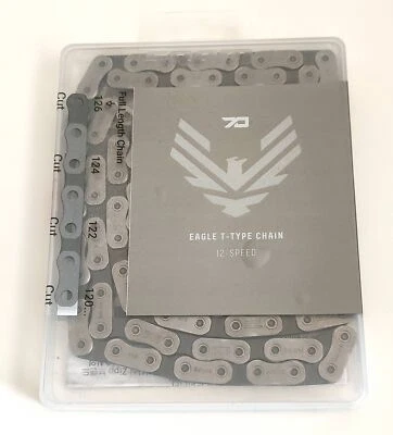 SRAM Eagle T-Type 70 Kette 12-fach 126 Glieder mit PowerLock E-Bike MTB