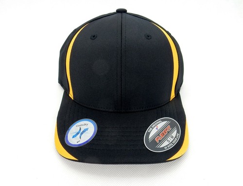 Gorra de béisbol de 6 paneles, colores lisos con tiras de acento, S/M o L/X, FlexFit #6599 - Imagen 12 de 20