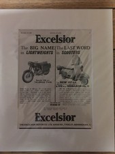 Excelsior Talisman Twin & Monarrch Original Advert 1960