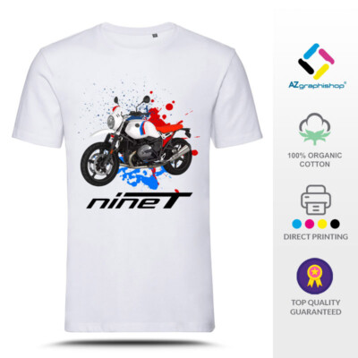 T-Shirt mit Grafik R Nine T URban GS Motorsport Splatter Style TS-BM-039