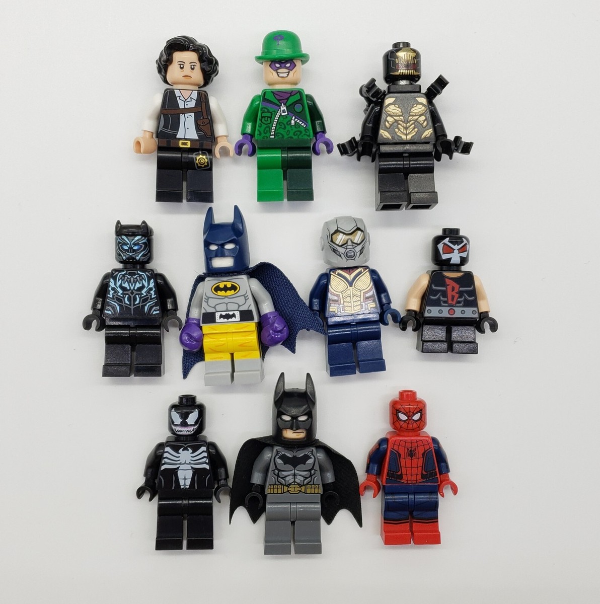 Lot of 10 LEGO Super Heroes Minifigures DC Marvel Villains