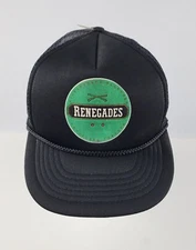 New Vintage Renegades Tobacco Black Snapback Trucker Hat Cap Chewing Tobacco