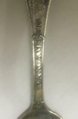 工芸品 California Old school spoon Pan Am 1901 Mines Horticulture Graphic Arts Vintage Souvenir Spoon