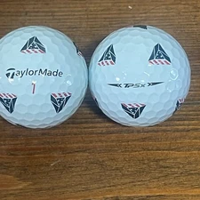 12 TaylorMade Pix TP5x 2021 USA Flag Used Golf Balls 4A Grade AAAA