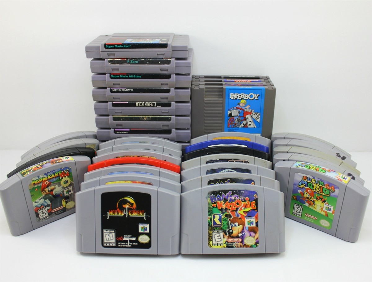 Nintendo N64, NES, SNES Video Games Pick n' Play Updated 7/10 | eBay