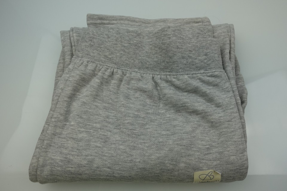 Pantaloni Donna Bobbie Brooks In Maglia Felpata – Comodi Con Tasche, Vestibilità Pull-on, Colori Nero/grigio