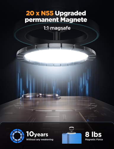 All-Metal Magsafe Car Mount, Strong Magnetic Phone Holder for Dash - 第 2/12 張圖片