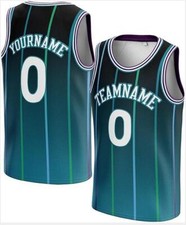 Adult CHA Charlotte Custom Basketball Jersey Personalized Stitched Name Number
