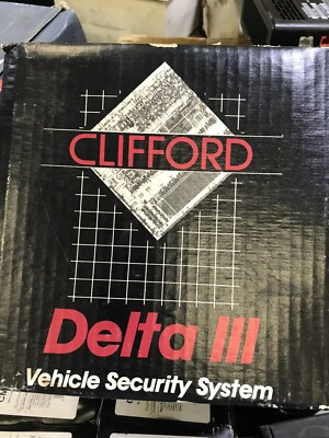 Clifford Delta III 3 | O.G. Car Alarm w/Remote & Transmitter (New!)