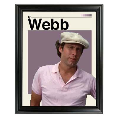 Chevy Chase - Ty Webb Framed Sports Art Photo by Thomas Maxwell