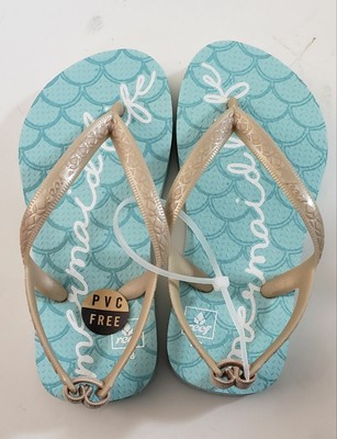 reef mermaid flip flops