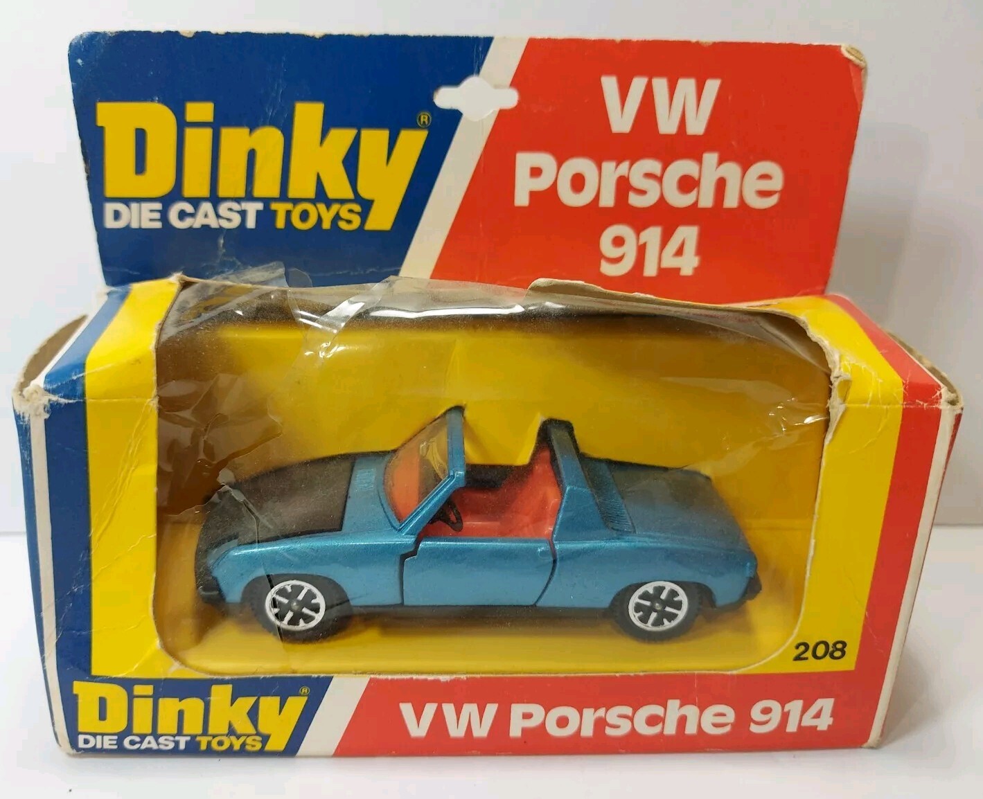 VW PORSCHE 914 DINKY TOY NEW IN BOX 1976 ENGLAND MECCANO YB