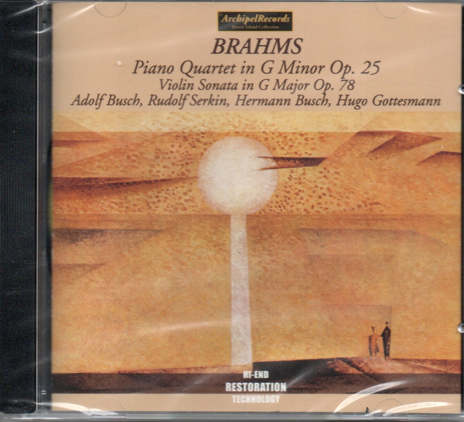 BRAHMS - PIANO QUARTET OP 25 - VIOLIN SONATA - BUSCH - SERKIN - GOTTESMANN