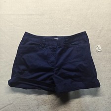 Lands' End Chino Navy Blue Mid-Rise Stretch Cotton Twill Adult Women's Size 6