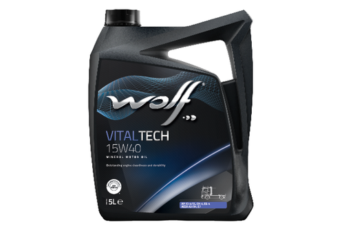 Engine oil WOLF VITALTECH 15W40 5L M3275-1, 228.3, RLD-2, VDS-3, E7, CI-4/SL - Picture 3 of 4