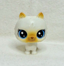 LITTLEST PETSHOP LPS #1-104 HASBRO CHAT MUNCHKIN HIMALIA CATTRICK BLANC & BEIGE