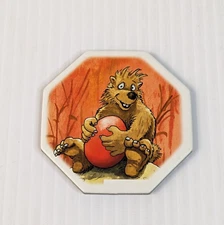 ONE Zoch Gulo Gulo Board Game Gulo Red Octagonal Tile Parts Pieces Replacement